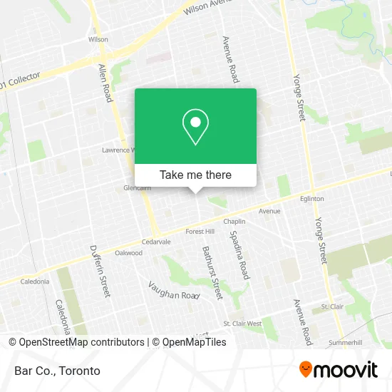 Bar Co. map