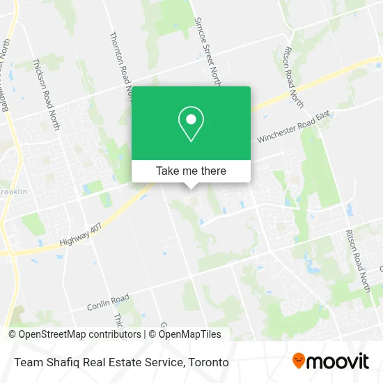 Team Shafiq Real Estate Service map