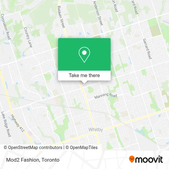 Mod2 Fashion map