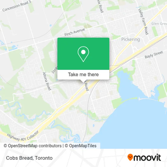 Cobs Bread map