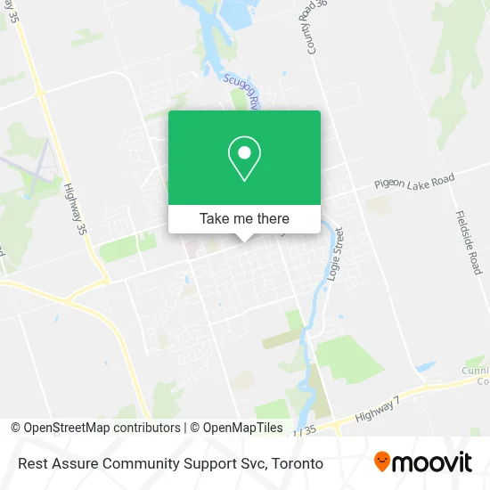 Rest Assure Community Support Svc map