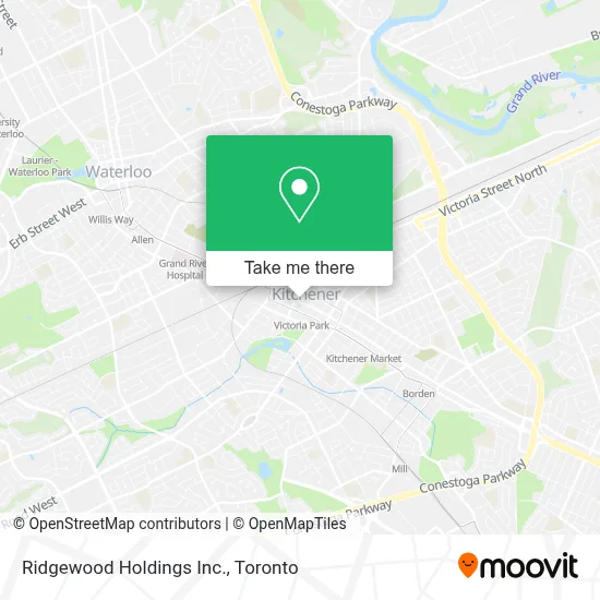 Ridgewood Holdings Inc. map