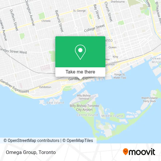 Omega Group map