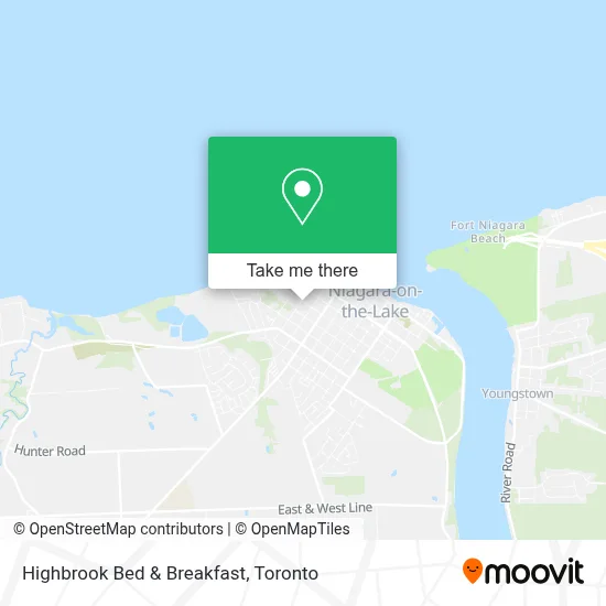 Highbrook Bed & Breakfast map