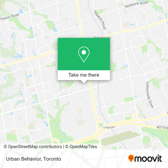 Urban Behavior map