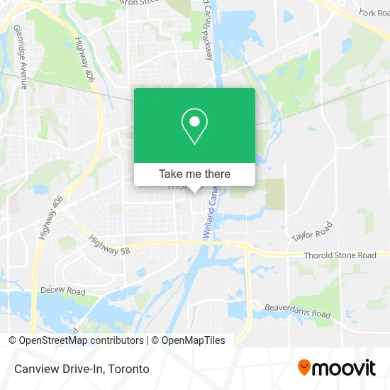 Canview Drive-In map