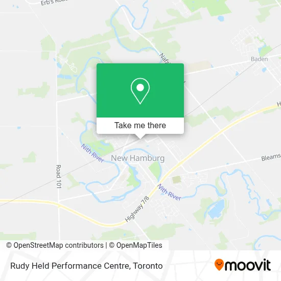 Rudy Held Performance Centre plan