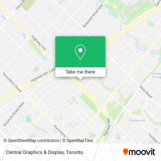 Central Graphics & Display map