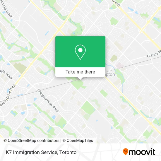K7 Immigration Service map