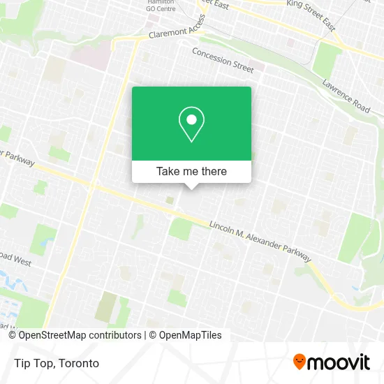 Tip Top map
