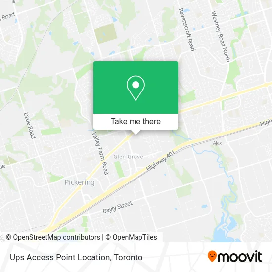 Ups Access Point Location plan