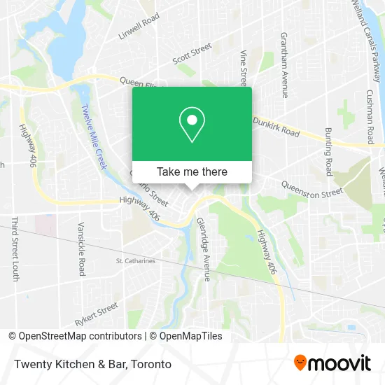 Twenty Kitchen & Bar map