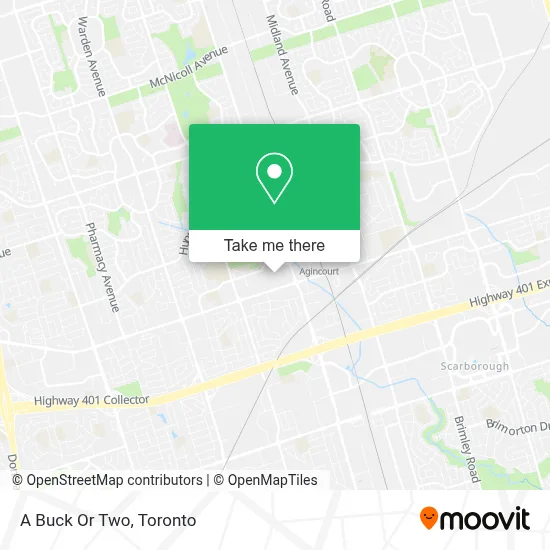 A Buck Or Two map