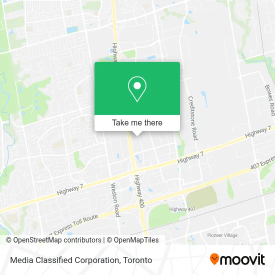 Media Classified Corporation map