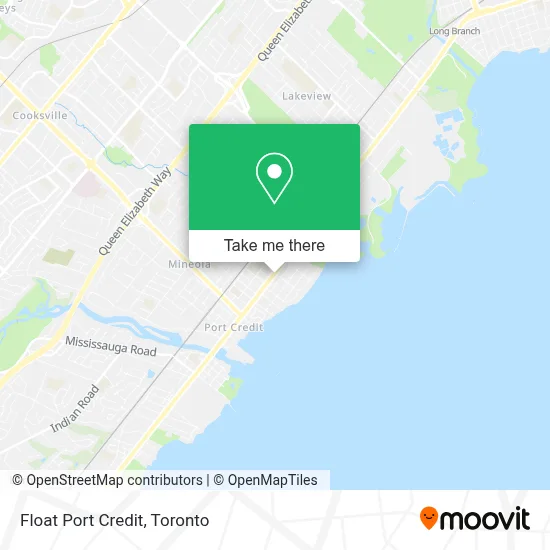Float Port Credit map