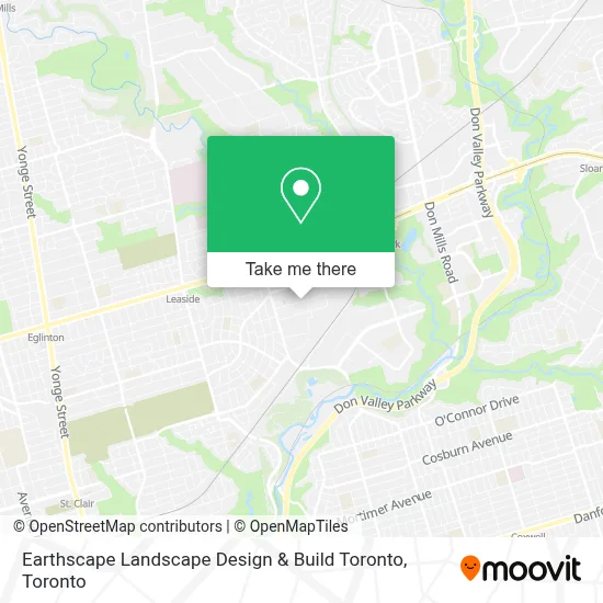 Earthscape Landscape Design & Build Toronto map