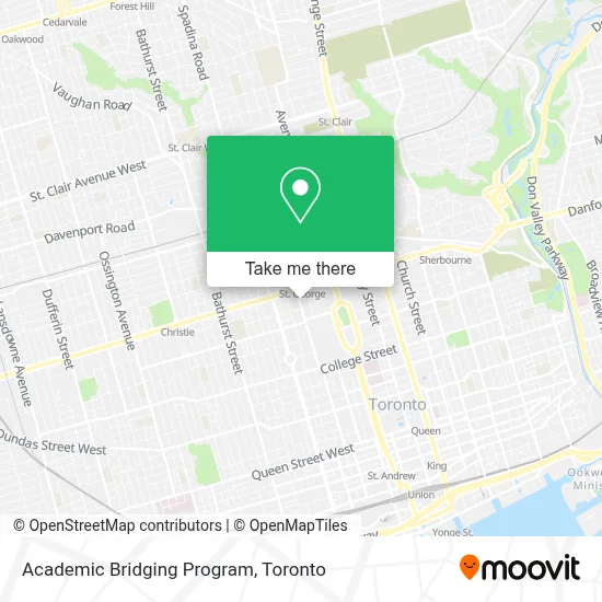 Academic Bridging Program map