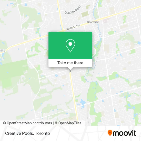 Creative Pools map