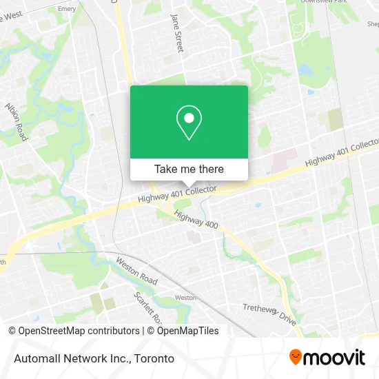 Automall Network Inc. map