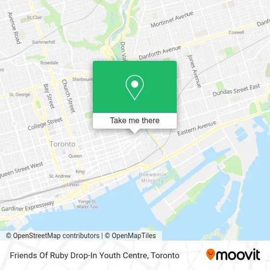Friends Of Ruby Drop-In Youth Centre map