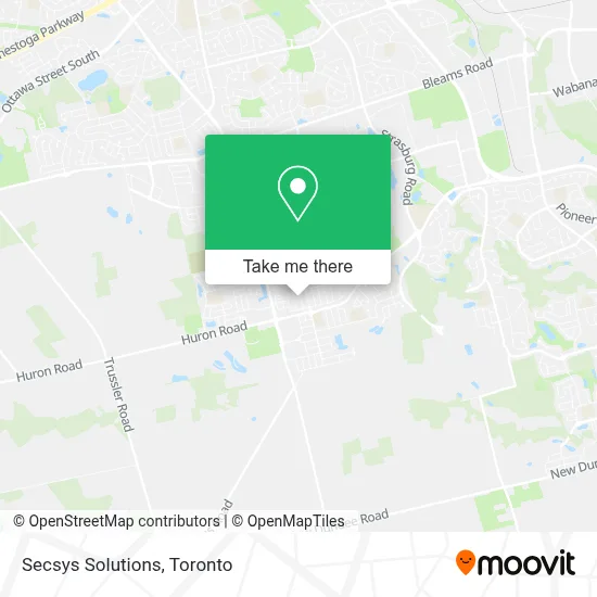 Secsys Solutions map
