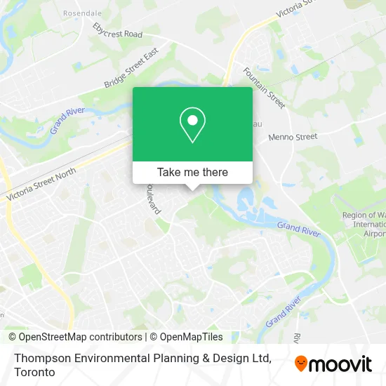 Thompson Environmental Planning & Design Ltd map