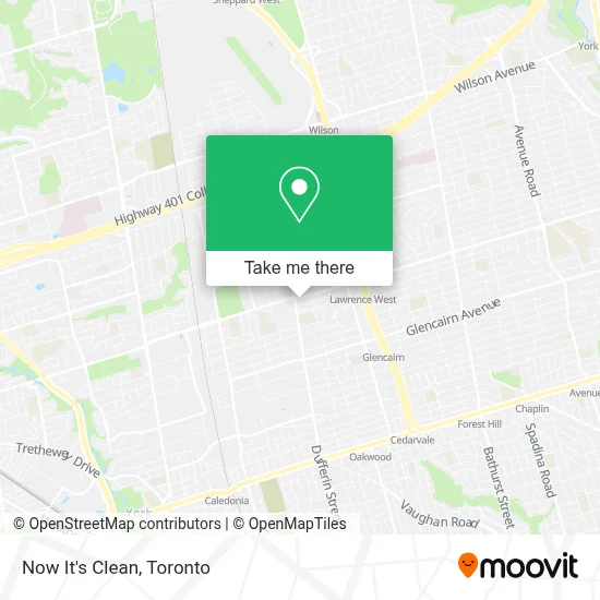 Now It's Clean map