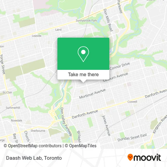 Daash Web Lab map