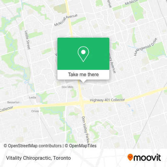 Vitality Chiropractic map
