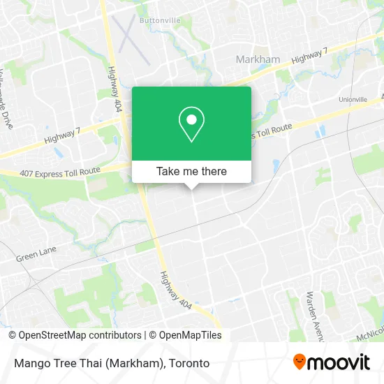 Mango Tree Thai (Markham) map
