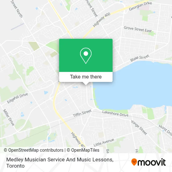 Medley Musician Service And Music Lessons map