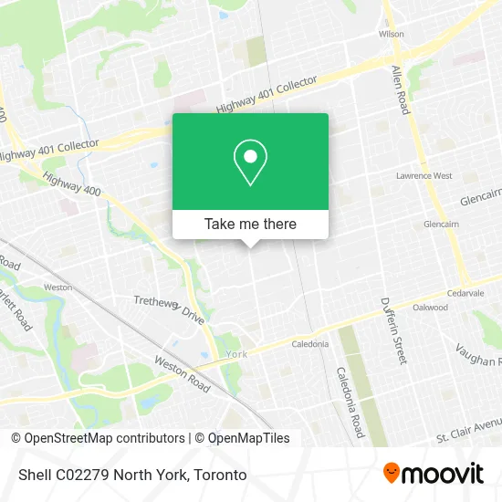 Shell C02279 North York map