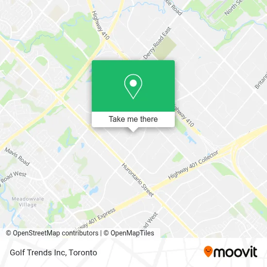 Golf Trends Inc map