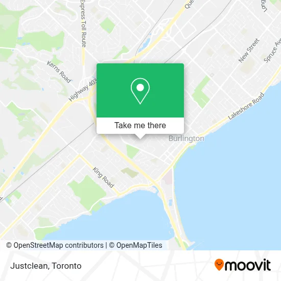 Justclean map
