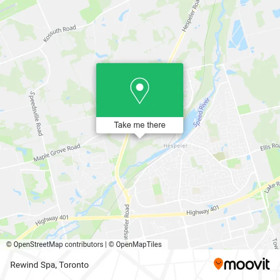 Rewind Spa map