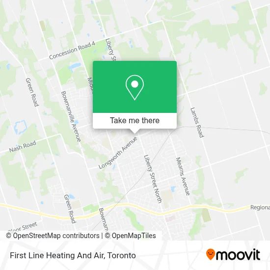 First Line Heating And Air map