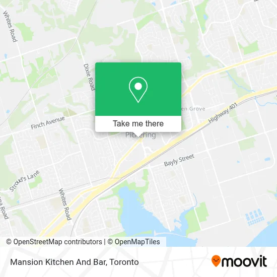 Mansion Kitchen And Bar map