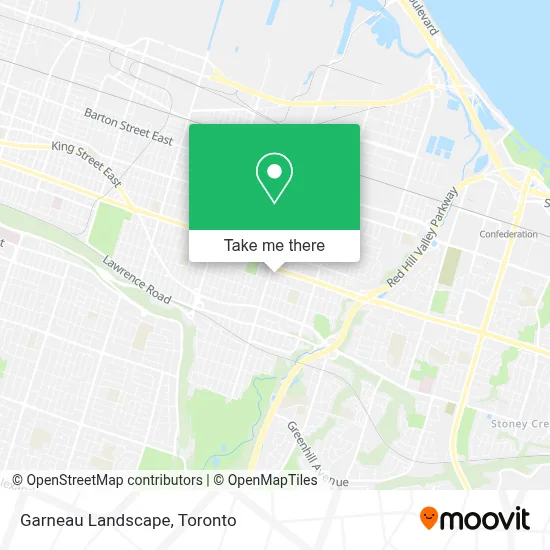 Garneau Landscape map