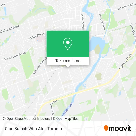 Cibc Branch With Atm map