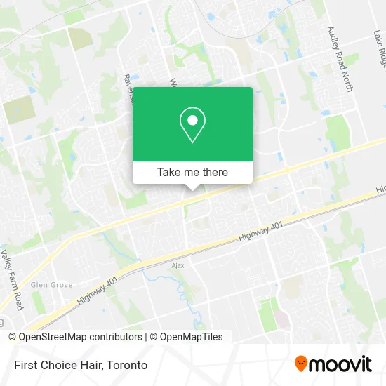 First Choice Hair map