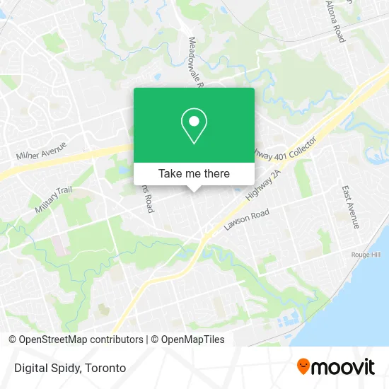 Digital Spidy map