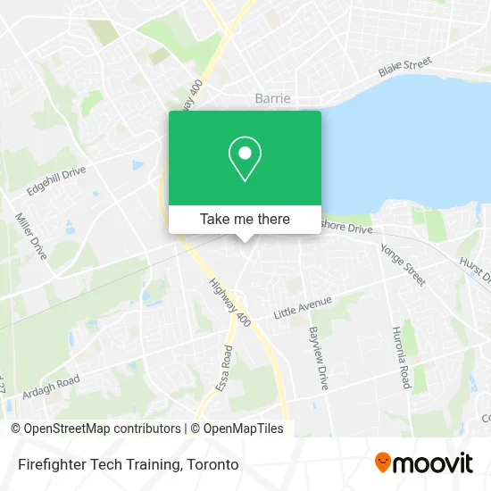 Firefighter Tech Training map