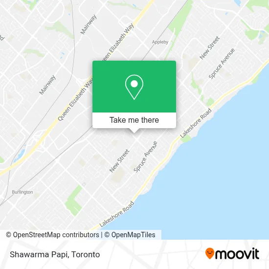 Shawarma Papi map