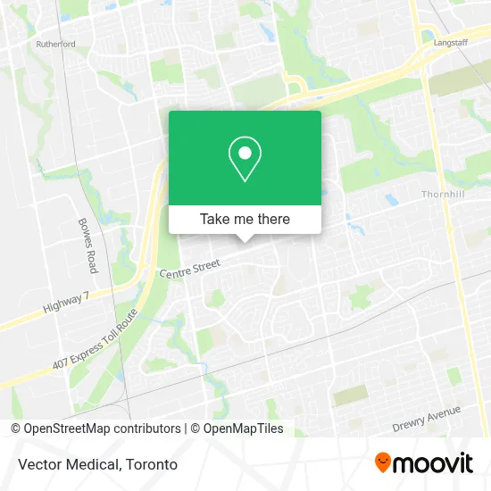 Vector Medical map