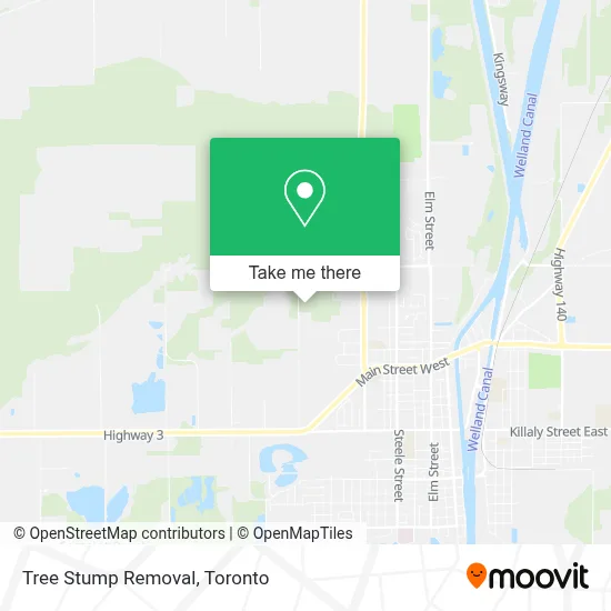 Tree Stump Removal map