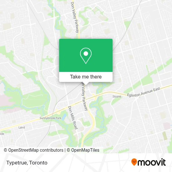Typetrue map