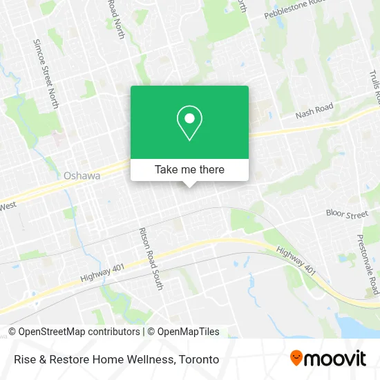 Rise & Restore Home Wellness map