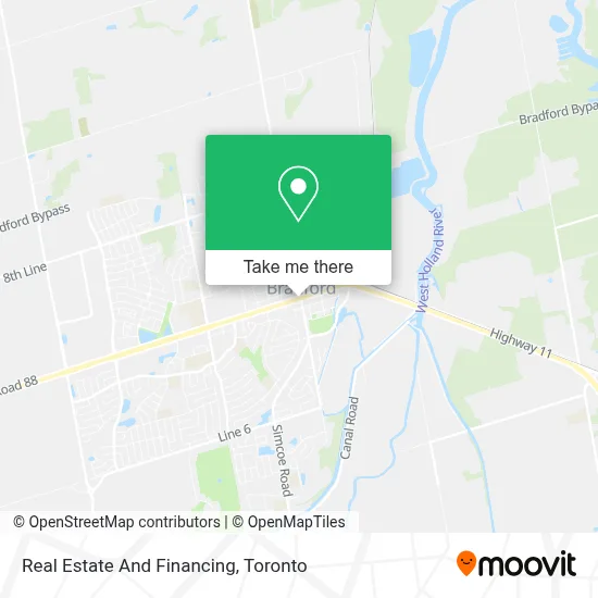 Real Estate And Financing map
