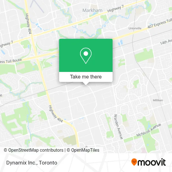 Dynamix Inc. map