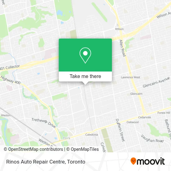 Rinos Auto Repair Centre plan